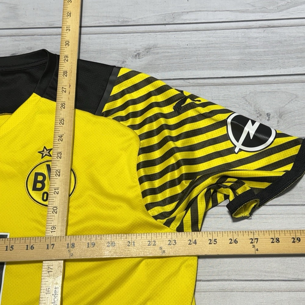 Puma Borussia Dortmund Soccer Jersey Mens XXL Yellow 2021-2022 Home Bundesliga - Picture 6 of 8